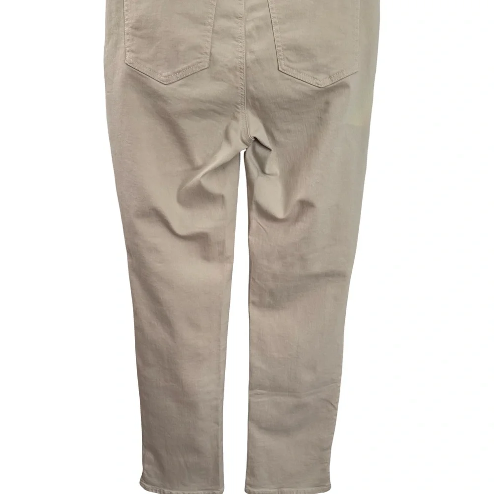 NYDJ Women's Straight Leg Jeans in Tan - Picture 2 of 8
